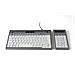 Tastiera PC Connessione USB Layout Olandese / Francese Grigia BNES840DBE - Foto miniatura 6